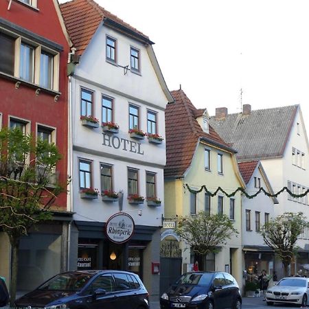 Hotel Cafe Rhoenperle Bad Neustadt an der Saale Bagian luar foto